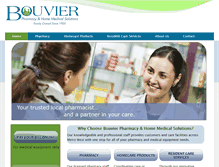 Tablet Screenshot of bouvierpharmacy.com